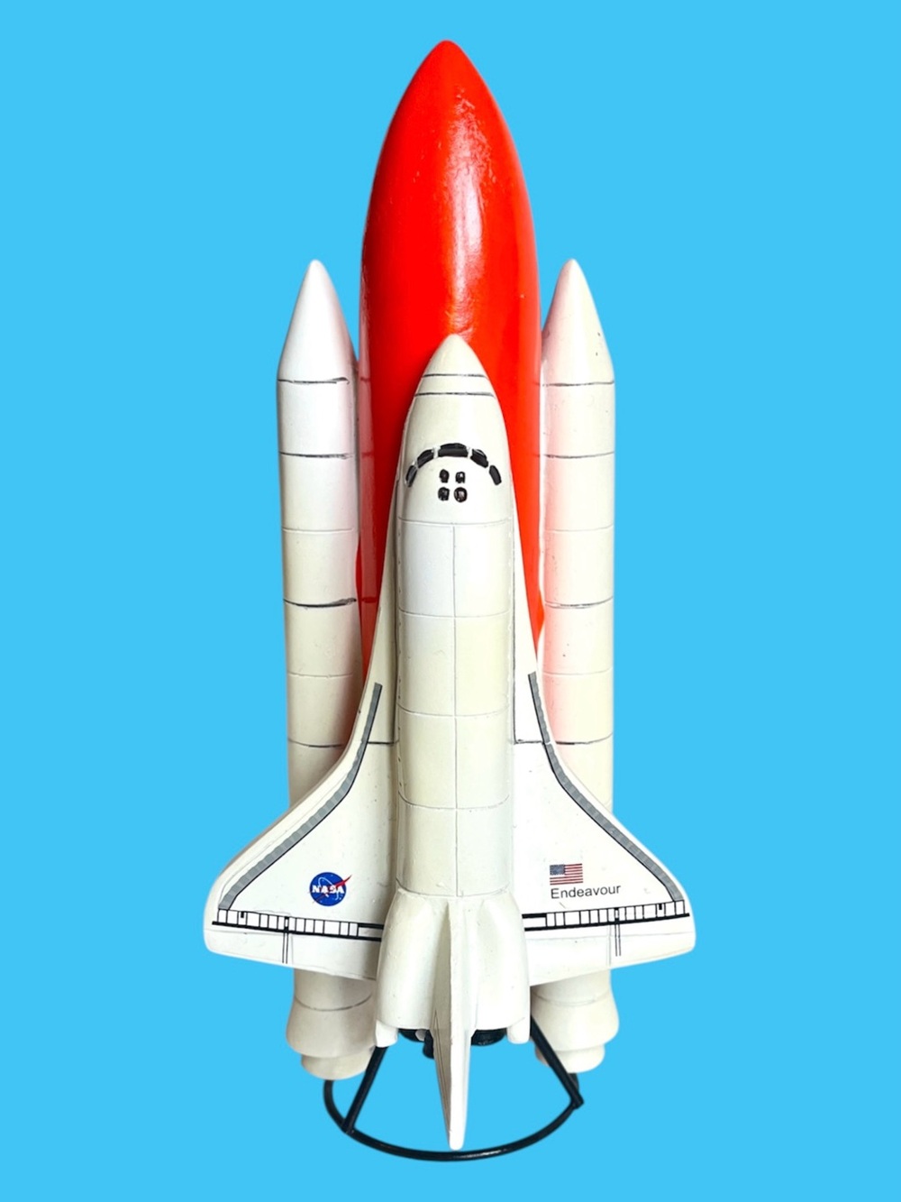 Vintage NASA Endeavour Space Shuttle Full Stack Astronomy Model 1992 RARE